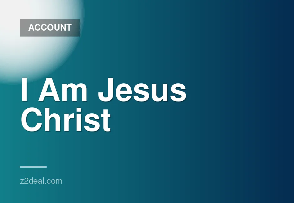 I Am Jesus Christ game with bonus gift included