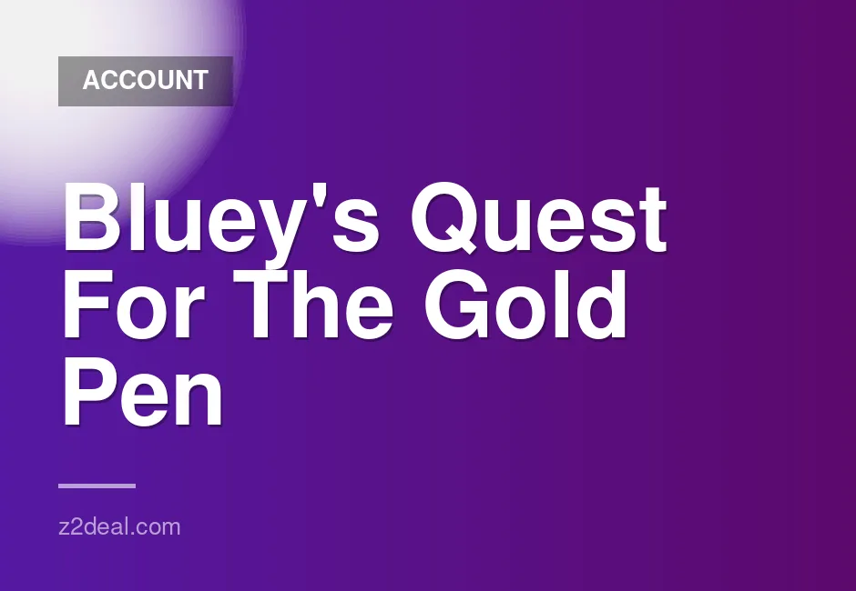Bluey's Quest For The Gold Pen Digital Game for Nintendo Switch