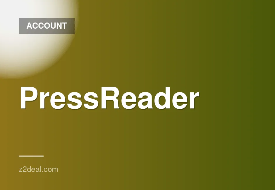 Premium 6-Month PressReader Account with Full Warranty and Free Gifts