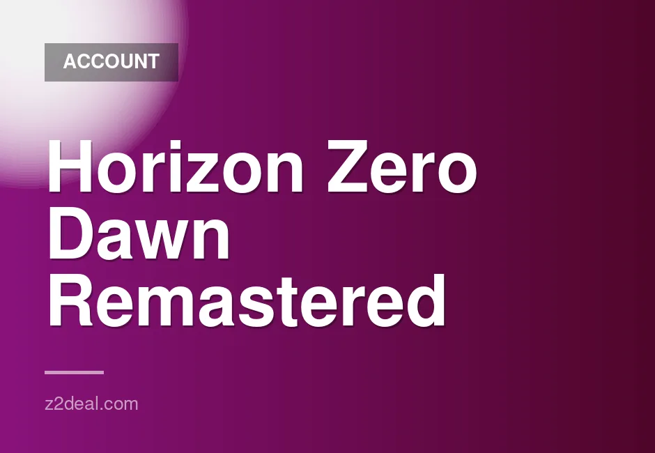 Horizon Zero Dawn Remastered Steam Account with Instant Delivery and Free Game Choice