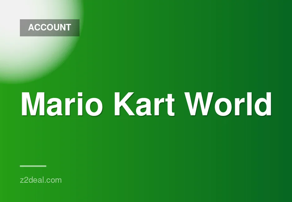 Mario Kart World digital game for Nintendo Switch with NS sub-number