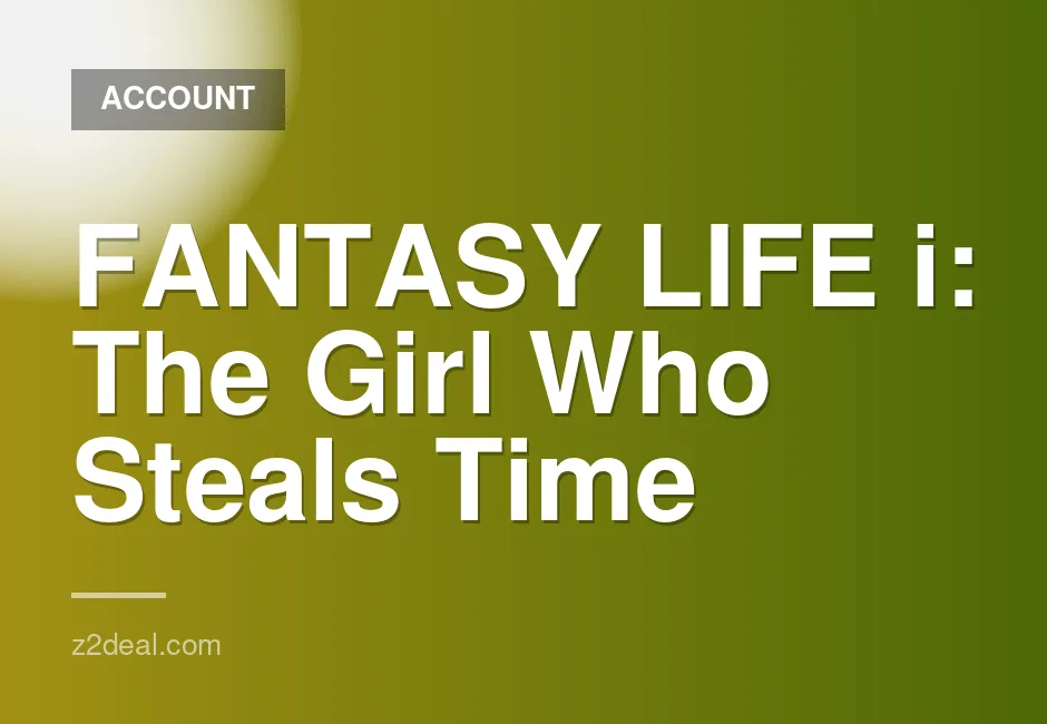 Fantasy Life i: The Girl Who Steals Time PS4 & PS5 Full Game Account for Sale