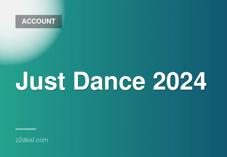 Just Dance 2024 digital download for Nintendo Switch with subscription number