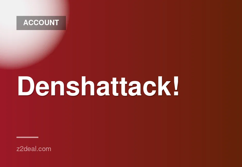 Denshattack game account for offline Steam access