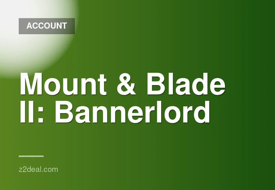 Mount and Blade II: Bannerlord Steam Account with Instant Delivery and Free Game Choice