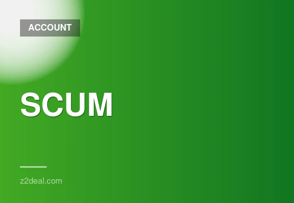 SCUM Game Account with 0 Hours Played, Data Changeable, Quick Delivery
