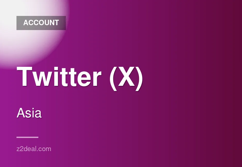 Reliable Twitter (X) Account - Email Verified - Japan Registered - No Waiting