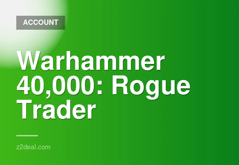Warhammer 40,000: Rogue Trader Full Access Account with 2 Gifts and Warranty