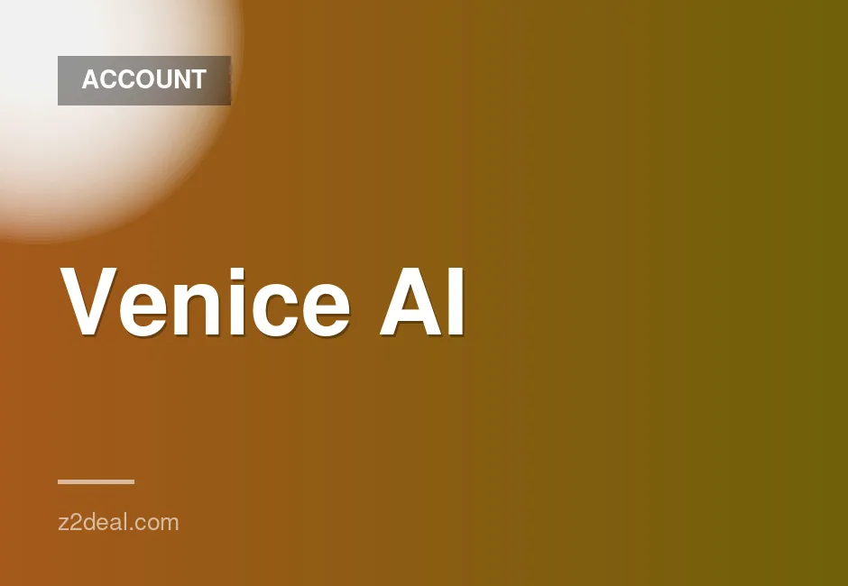 Venice AI Pro Plan - 1 Month Private Account Access