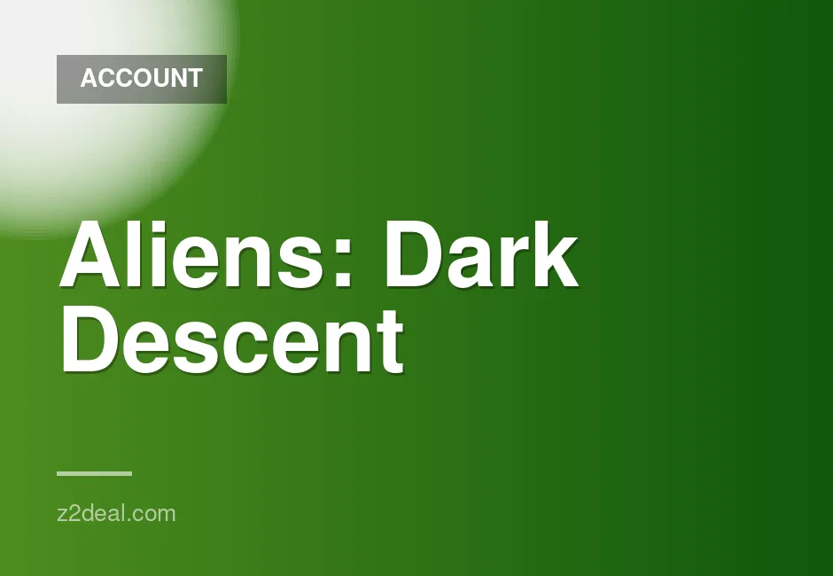 PS4 K1 Account for Aliens: Dark Descent Digital Game