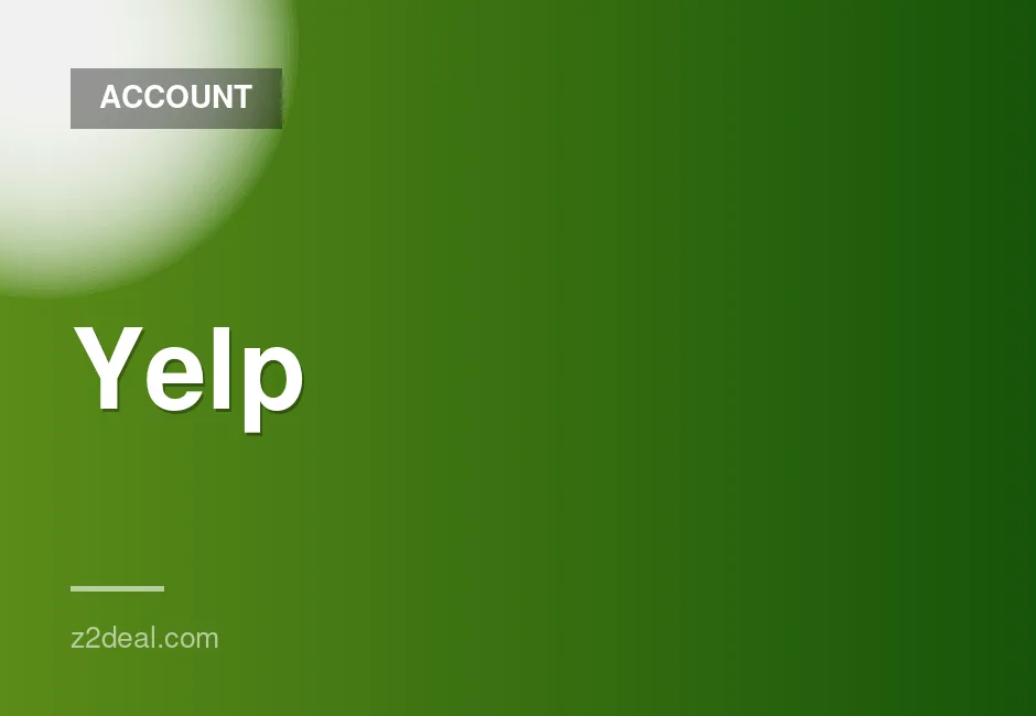 Email-verified Yelp account with RU IP included for sale