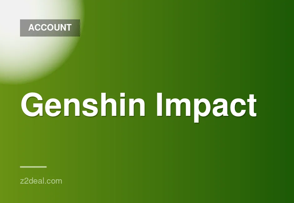 Genshin Impact account with 7-12 legendary characters, full access, and 2 gifts included