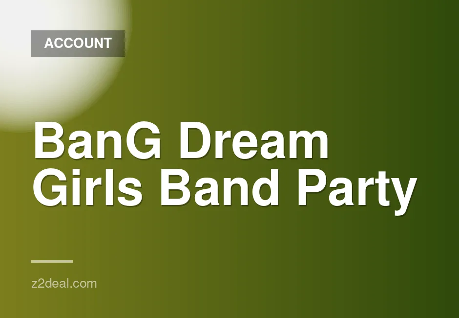 Global starter account with 65000-75000 stars for BanG Dream Girls Band Party on Android/iOS