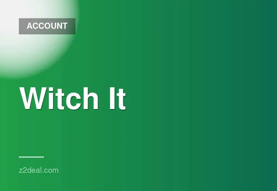 New Steam Account for Witch It with 0 Playtime, Data Changeable, Quick Delivery