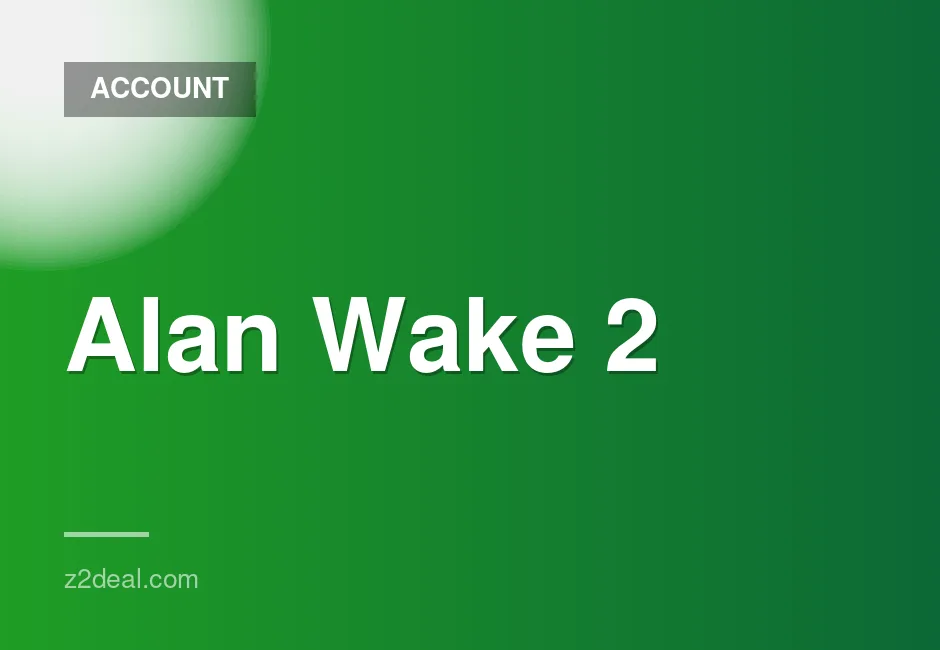Alan Wake 2 Full Access Account for PC on Epic Games