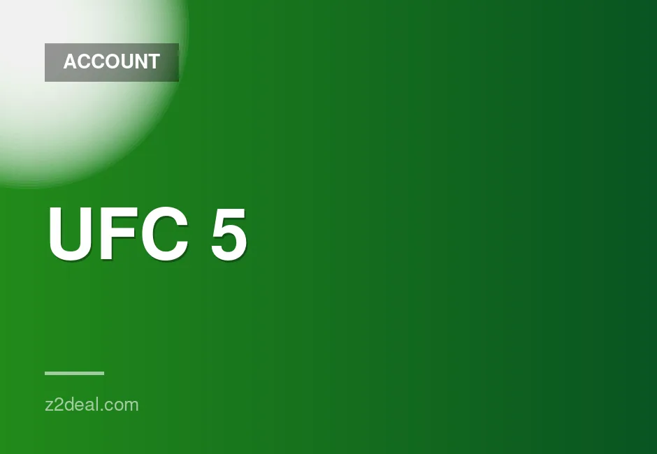 UFC 5 Full Game Account for PS4 and PS5 on PSN