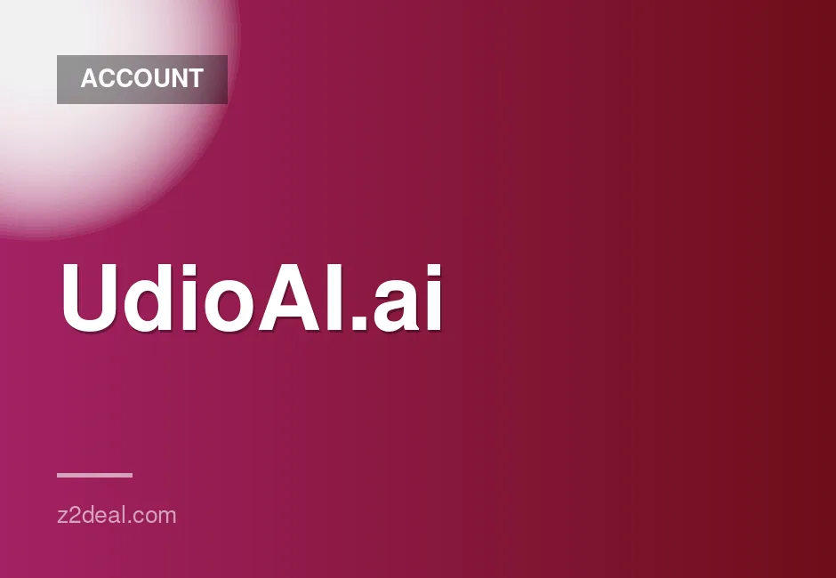 UdioAI standard 1-month subscription for private account access and fast service