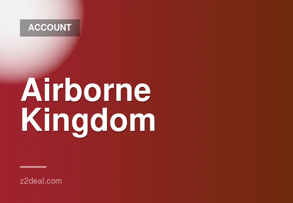 Airborne Kingdom Steam Account with No Playtime and Data Change Option - Quick Delivery