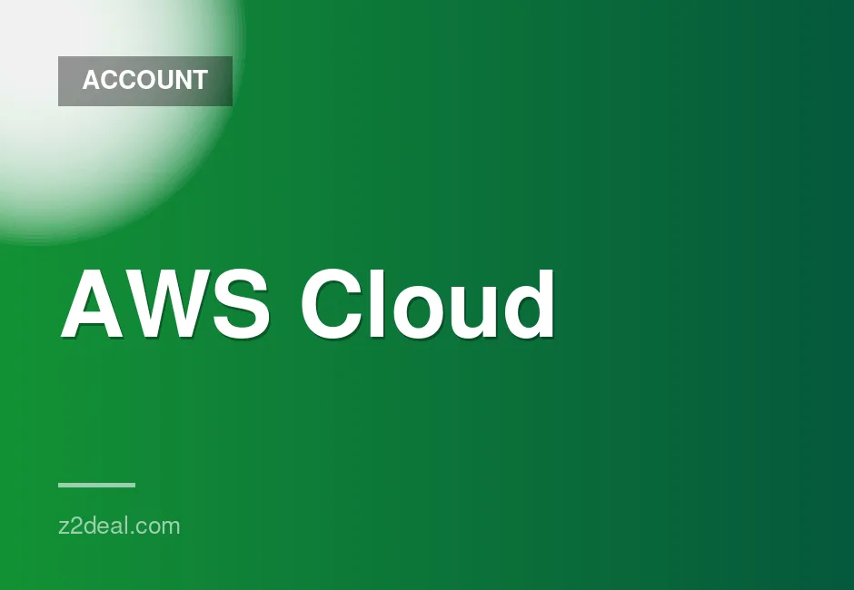 Amazon AWS Cloud Free Tier Account with 8 VCPUs for One Year