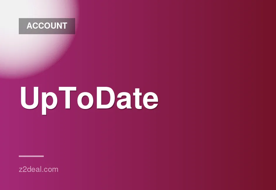 Three-Month UpToDate App Private Account with Warranty