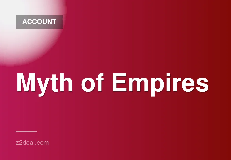 New Myth of Empires Steam Account with Changeable Information
