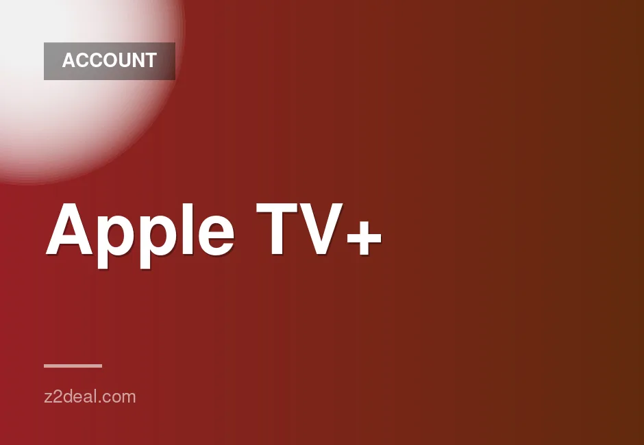 1 Month Apple TV+ and Peacock Bundle Private Account with Ads - US Only