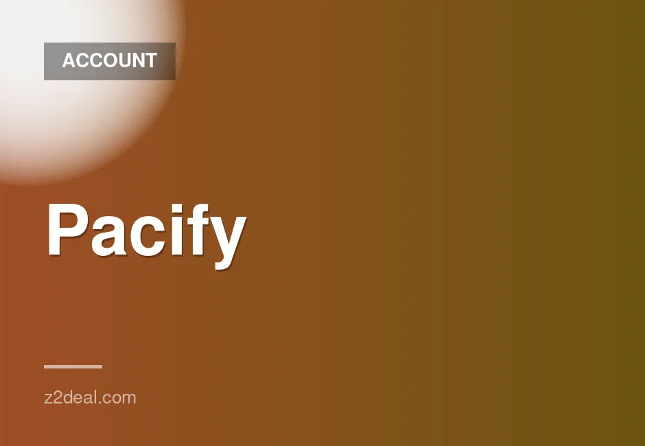 30-Day Offline Shared Access for Pacify Game Account