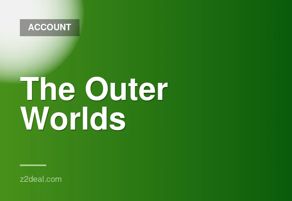 New Steam Account for The Outer Worlds with Zero Playtime and Quick Data Change