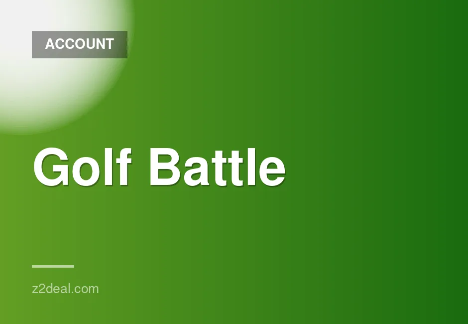 Golf Battle Game Account for Sale