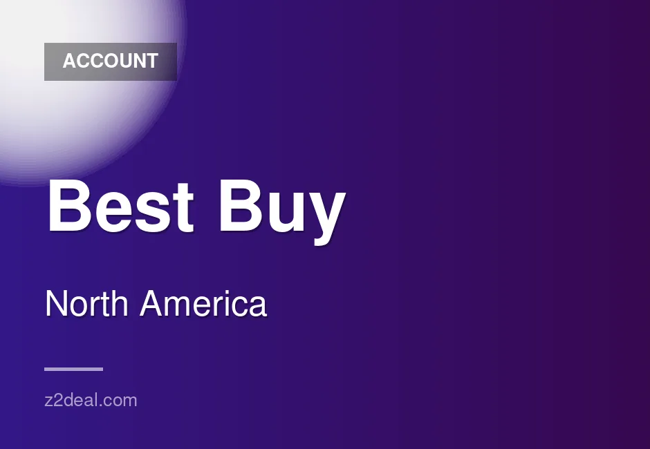 USA Best Buy account with no prior purchase history