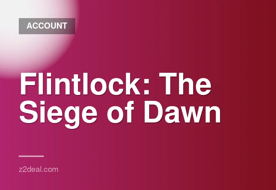 PS5 K1 Account for Flintlock: The Siege of Dawn Digital Game