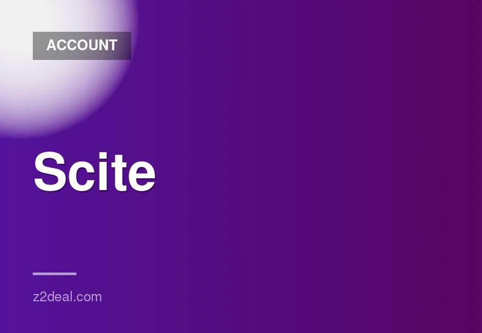 Scite AI Premium Subscription - 1 Month Access with Warranty and Instant Delivery