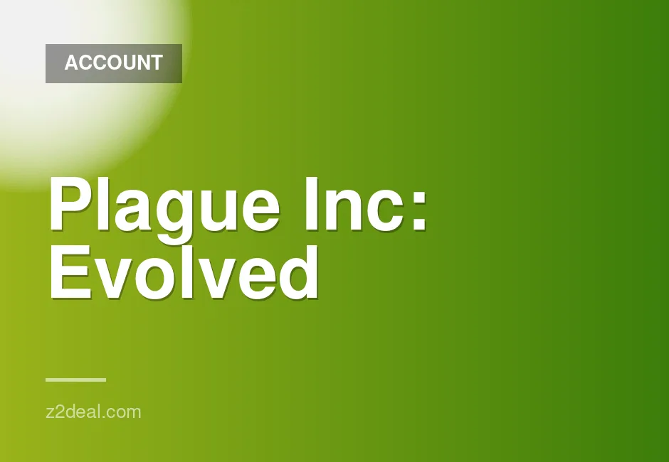 Plague Inc: Evolved game account for sale - secure buyer protection transaction