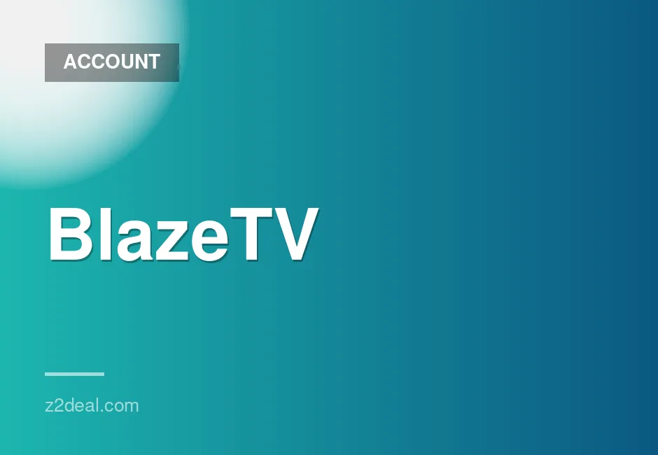 BlazeTV account with 3-month warranty for shared access