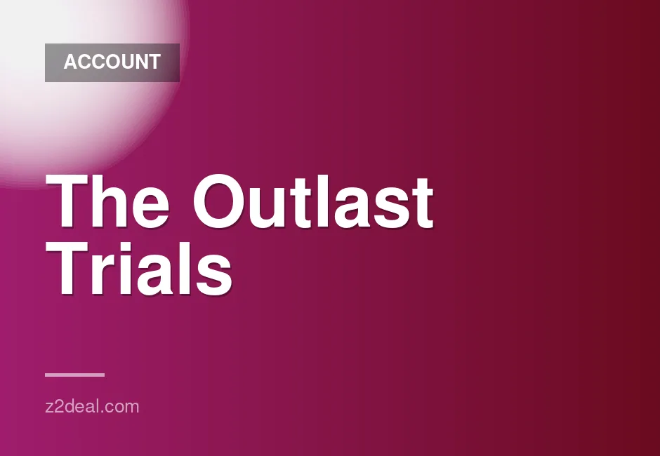 The Outlast Trials account with full online access and bonuses available