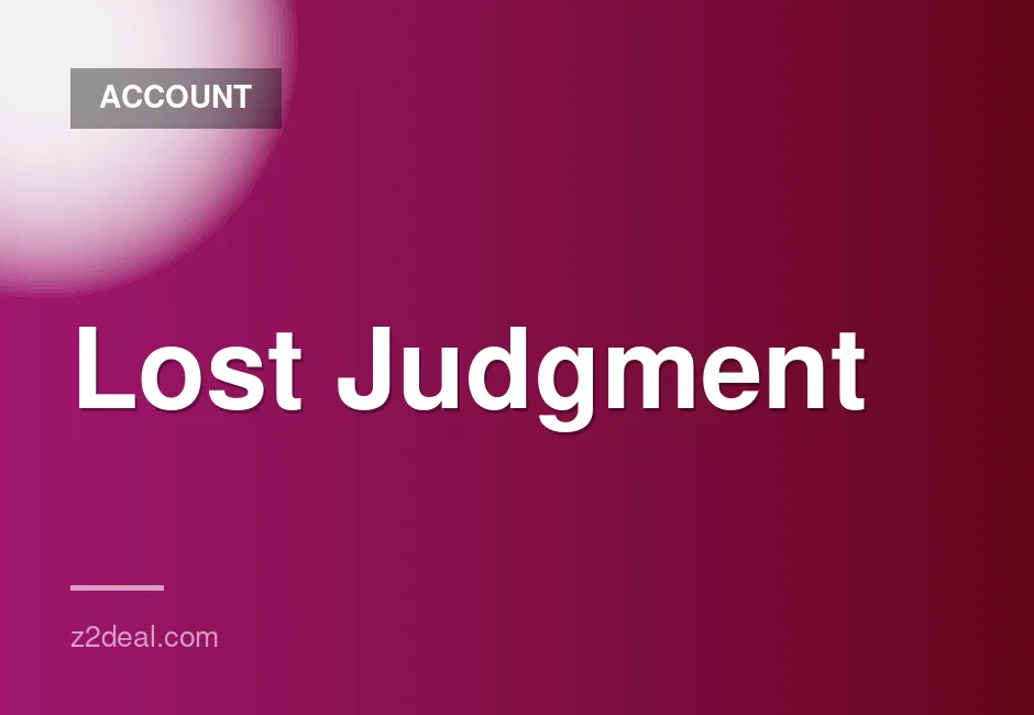 Lost Judgment Steam Account for Sale - Global Access