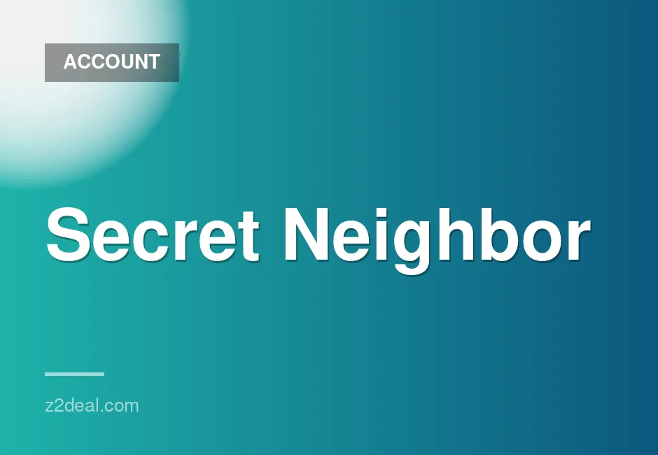 New Steam Account for Secret Neighbor - Unplayed and Data Changeable - Quick Delivery