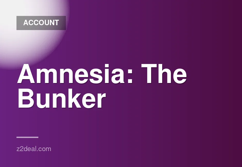 Amnesia: The Bunker Premium Account with Warranty - Buy 2 Get 2 Free Offer