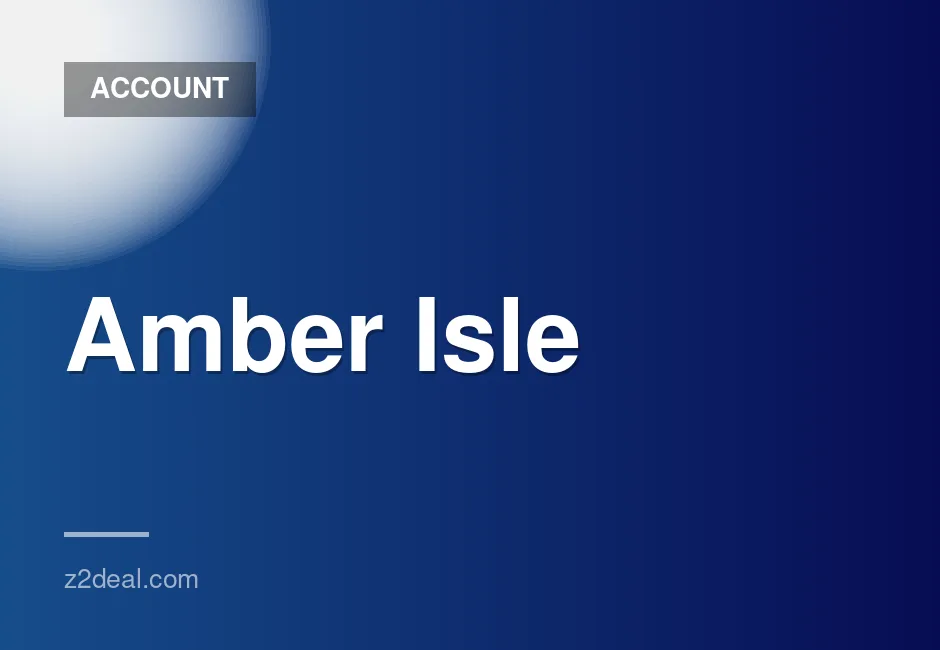 Amber Isle digital game for Switch with NS sub-number