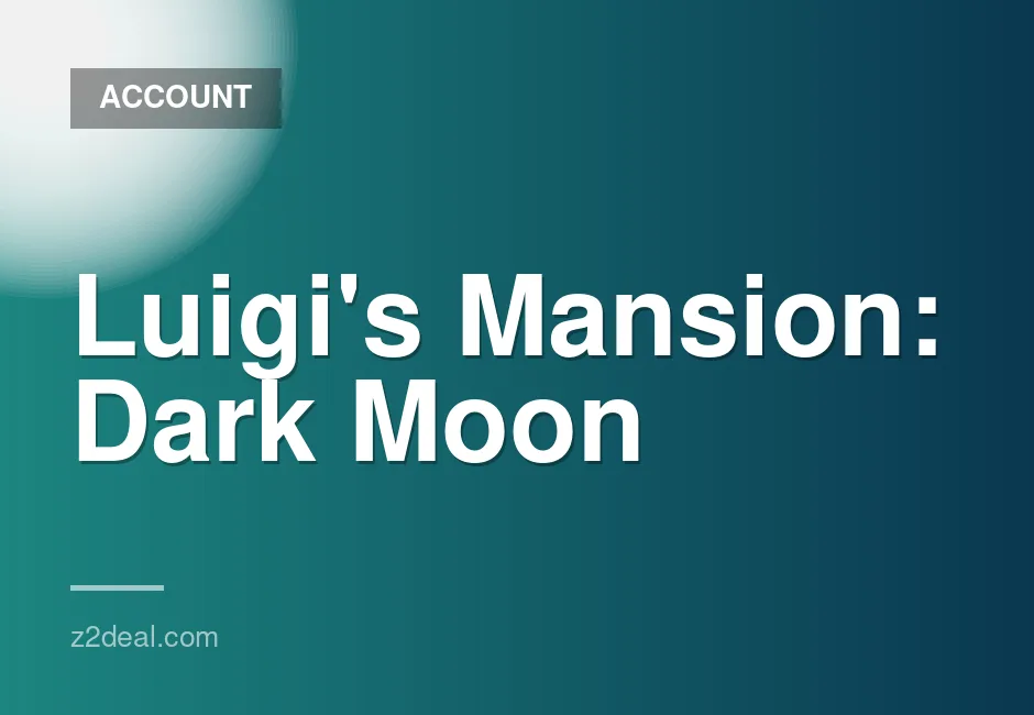 Luigi's Mansion: Dark Moon HD digital version for Nintendo Switch account