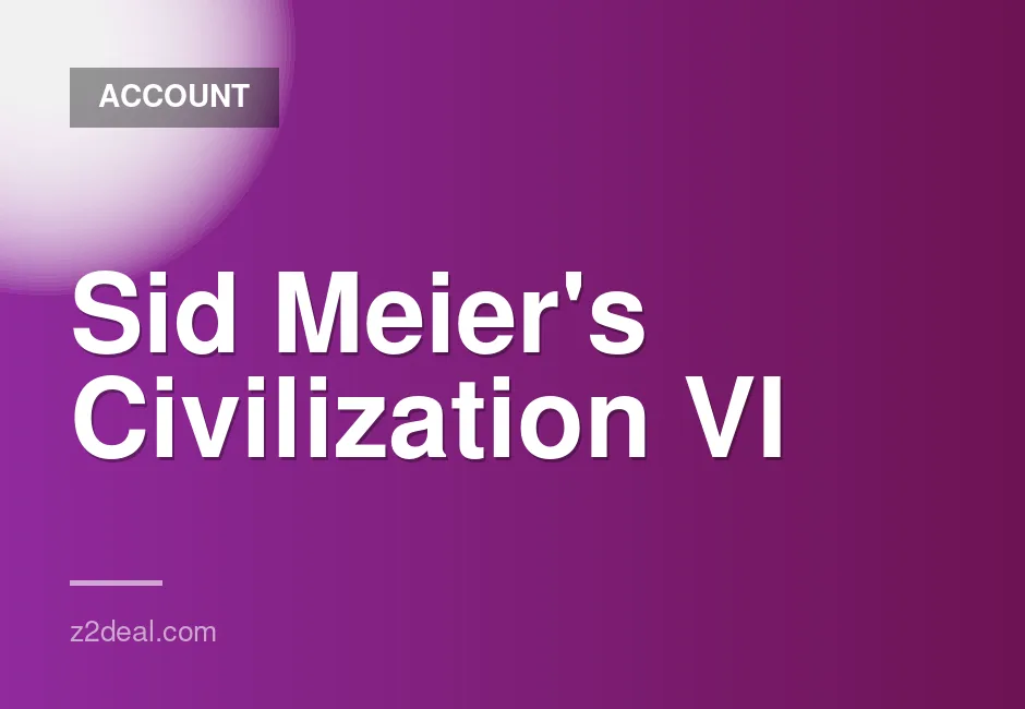 Civilization VI account with full access and online support available for purchase