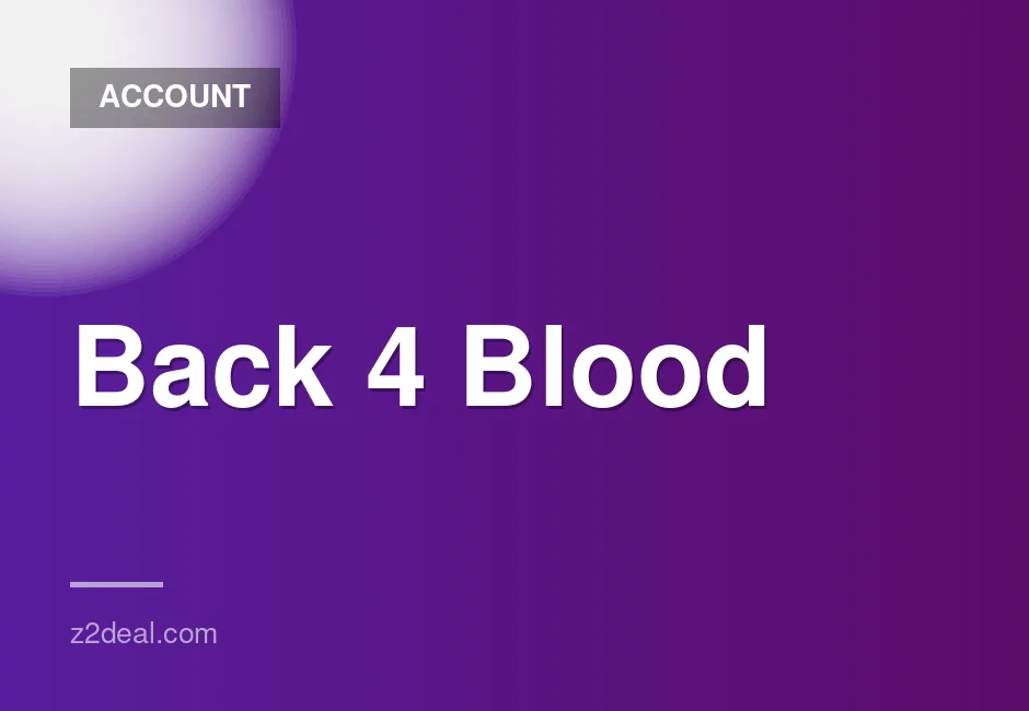Back 4 Blood Ultimate Steam Account with Instant Delivery and Free Game Choice