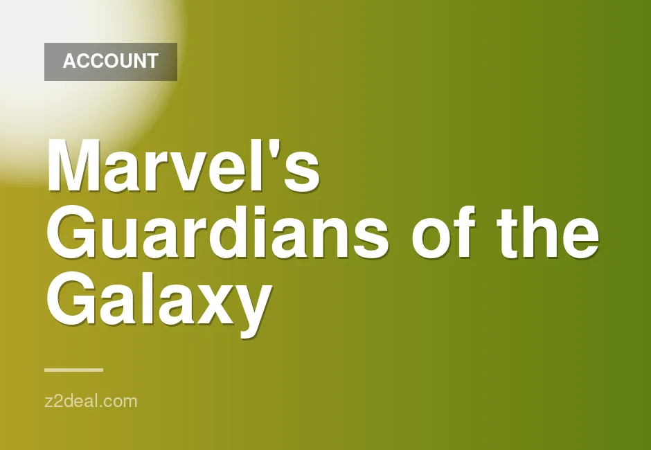 Marvel's Guardians of the Galaxy Account with Full Access and Quick Delivery