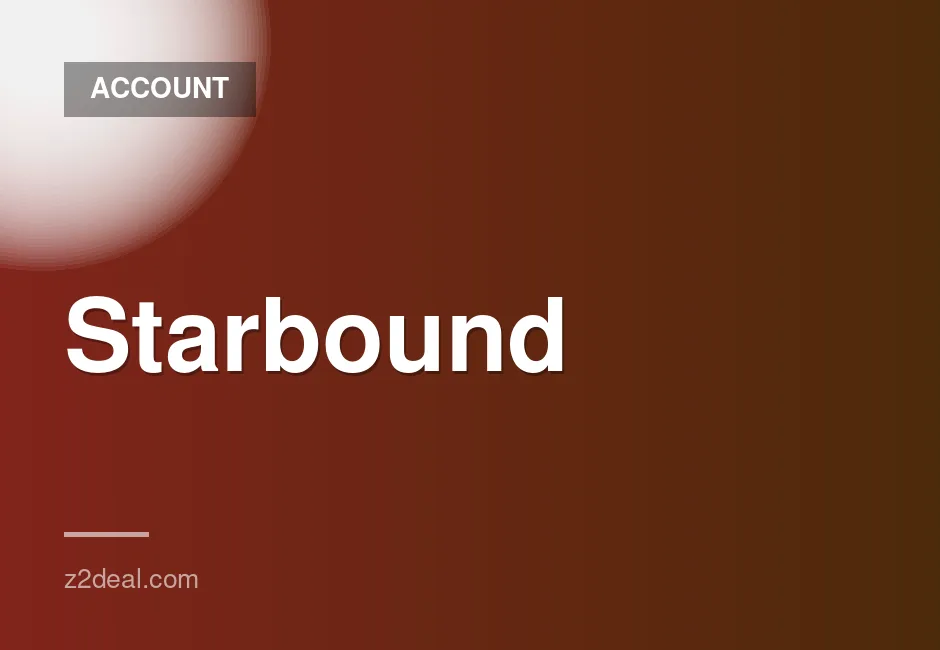 Starbound and Terraria Steam Account with Mail, Data Change, Full Access, Guaranteed