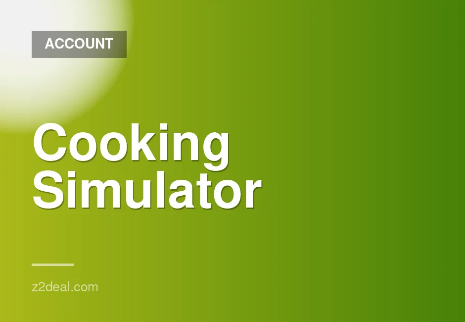 Cooking Simulator Game Accounts for Sale