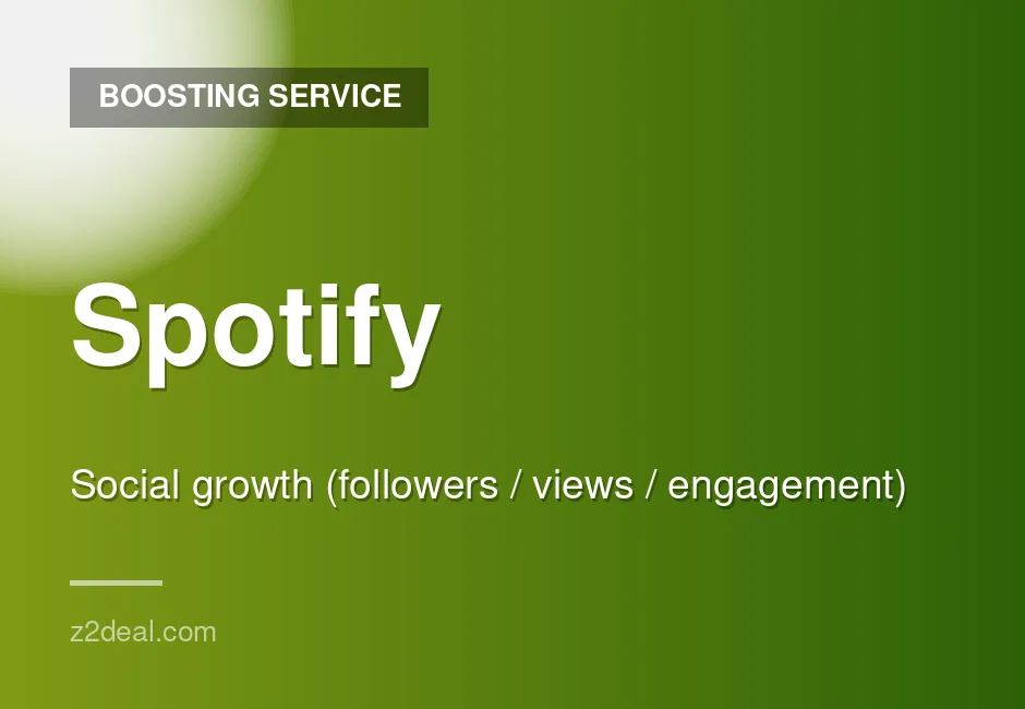 Fast Spotify Growth Service | Refill Guarantee | Guaranteed | Reliable Service