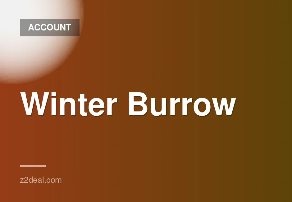 Game Accounts for Winter Burrow Season