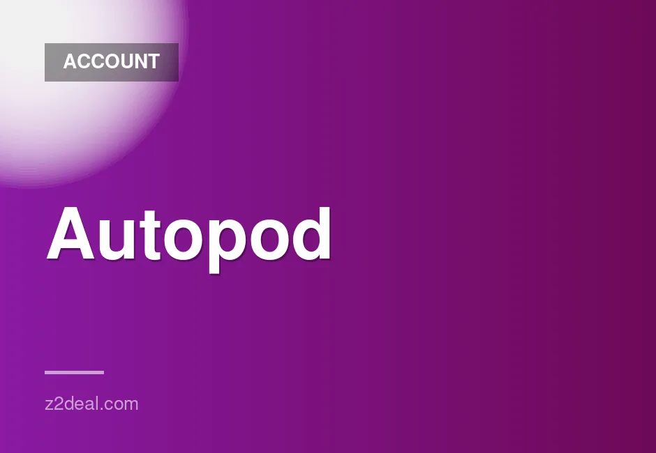 Premium Private Account for 1 Month Access on Autopod