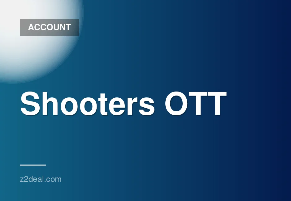 Shooter OTT 6 Month Private Account at Affordable Price from Top Rated Seller
