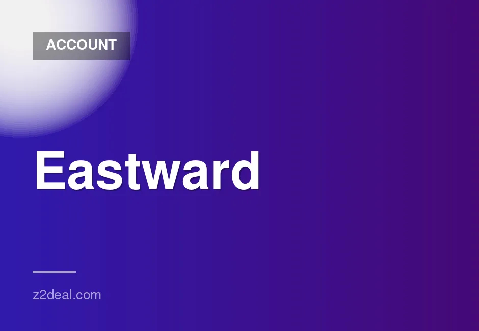 New Steam Account for Eastward with Zero Playtime and Data Change Option, Quick Delivery